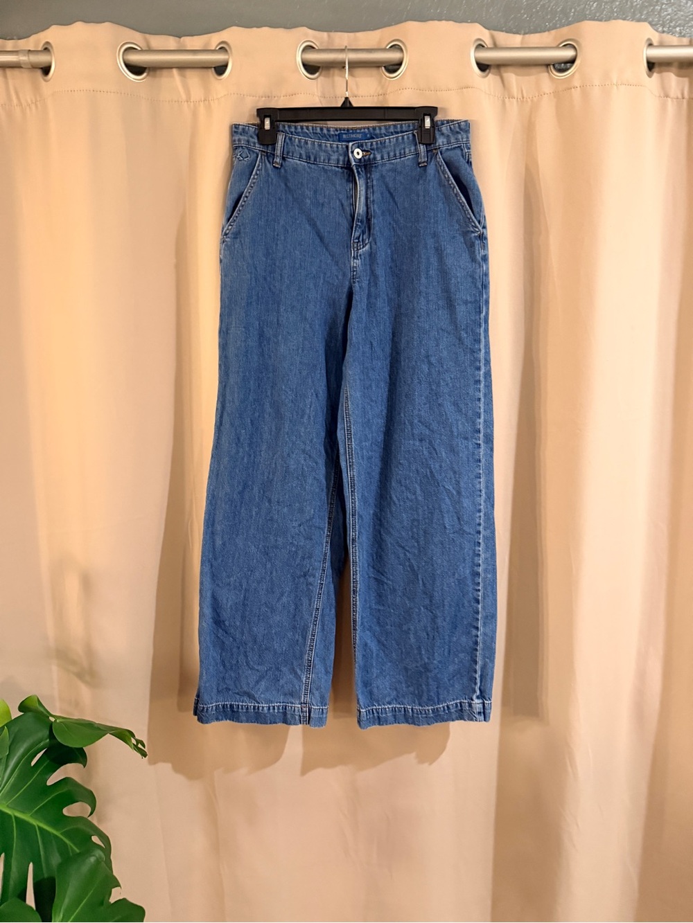 Biltmore Classic Wide-Leg Blue Denim Jeans - Women